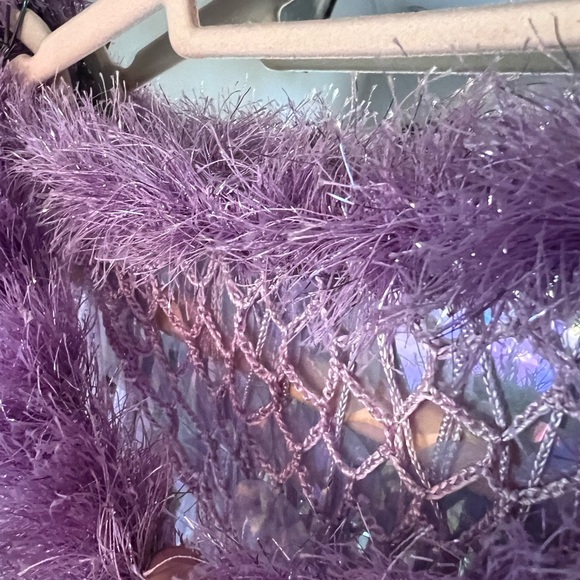 Purple Sequin Top and bottom Go go dance outfit Small like new!! - Picture 8 of 12